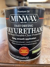 Minwax Fast Drying Premium Oil Polyurethane / Warm Ultra Flat/ 1 Quart