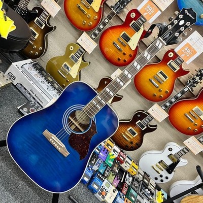 11585】Epiphone hummingbird Artist Blue | eBay