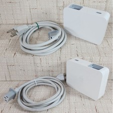 2 Original APPLE A1097 90W  A1096 65W HD Cinema Display Power Supply Adapter