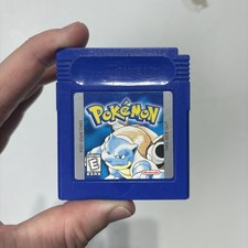 Pokemon Blue Version Game Boy CARTRIDGE ONLY - New Battery - Tested 