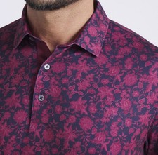 NWT Puma CLOUDSPUN Carmella Floral Performance Golf Polo Shirt Men s Size Large