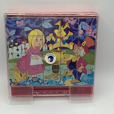 NOS 1980 s Disney Alice In Wonderland Clementoni, Italy Puzzle Game *very Rare*