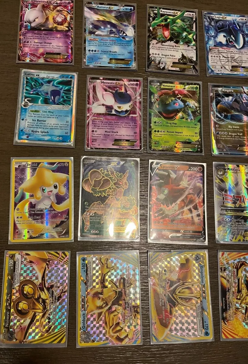 Lote de 16 Cartas de Pokémon Reverse Foil - Slightly Played em inglês