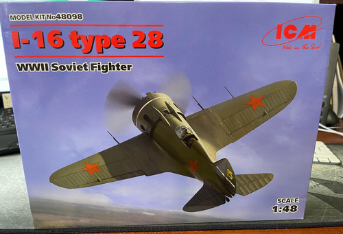 ICM #48098 1/48 I-16 Type 28 WWII Soviet Fighter