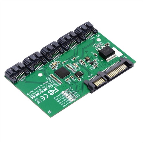 Chenyang SATA 3.0 6 Gbit/s 1 bis 5 Splitter Ports HUB Adapter Konverter PM - Bild 2 von 7