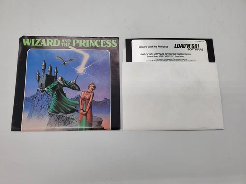 Wizard and the Princess by Sierra On-line and Load N Go for Commodore 64 - WORKS