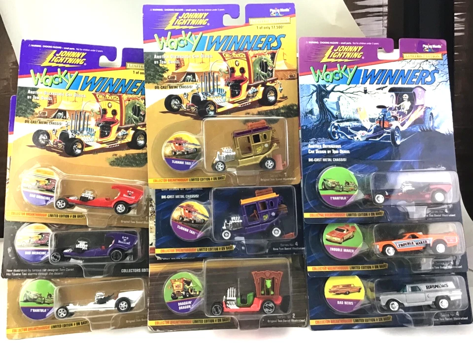 JOHNNY LIGHTNING FRIGHTNING LIGHTNINGS 9pcs - Image 2 of 4