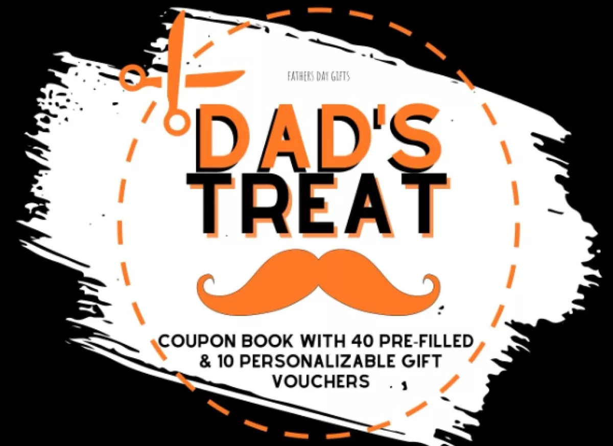 FATHER S DAY GIFTS COUPON BOOK FOR DAD FORTY GIFT VOUCHES FOR