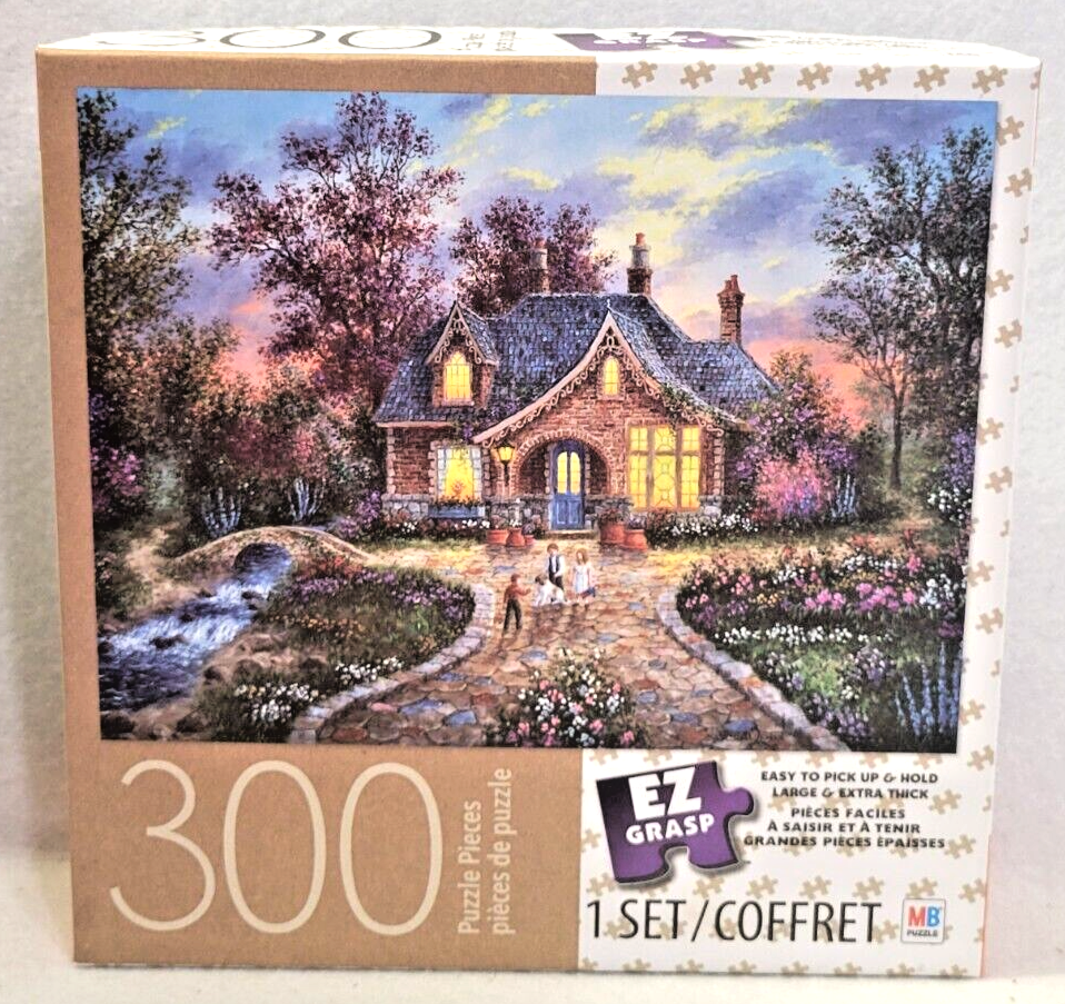 Hasbro Milton Bradley Secret Cottage 300 pc EZ Grasp Jigsaw Puzzle 18