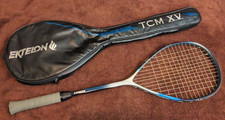 Ektelon TCM XV Graphite Squash Racquet  Case Very Good Condition 3 5/8" Grip