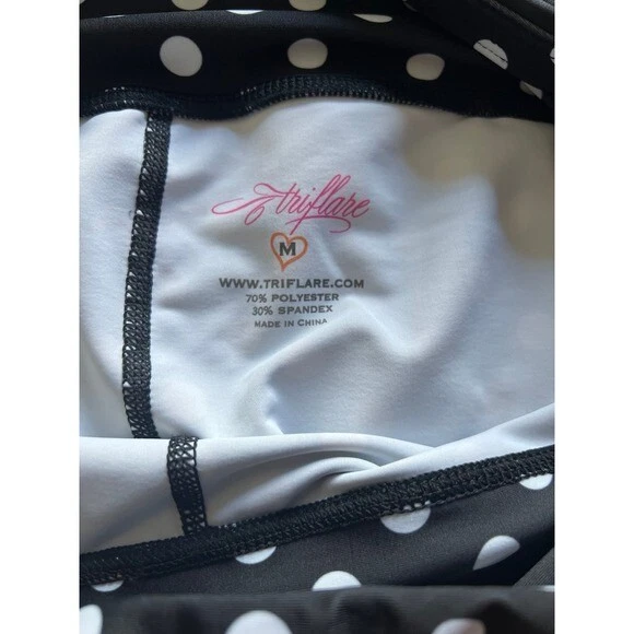 Leggings The Triflare Tribe Athletic Yoga Capri coloridas/bolinhas tamanho médio - Imagem 4 de 4