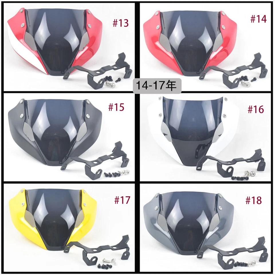 Medidor de parabrisas para Ducati Monster 821 797 1200 695 14-22 Foto 4 de 4