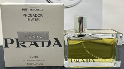 PRADA AMBER BY PRADA WOMENS 2.7 OZ/ 80 ML EAU DE PARFUM SPRAY - TESTER