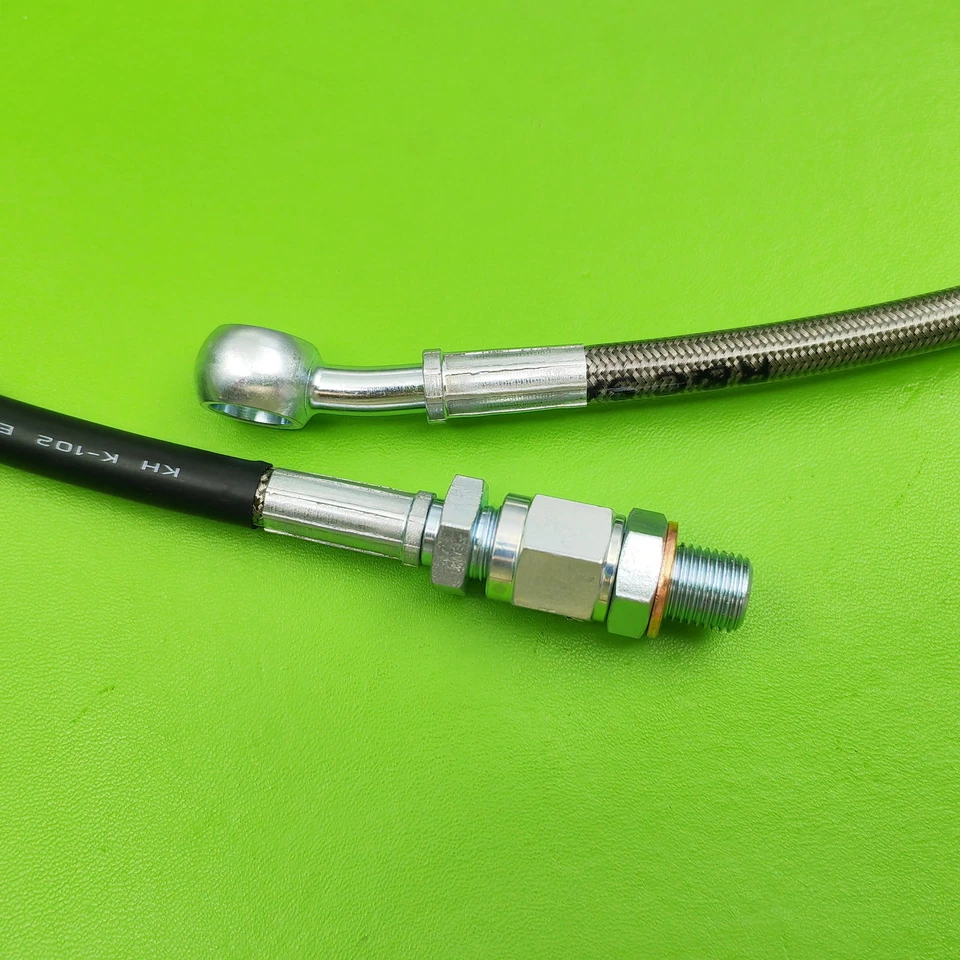 New Front Braided Brake Hose Line For SUZUKI RM80 RM80S 1986-2001 - Image 3 of 3