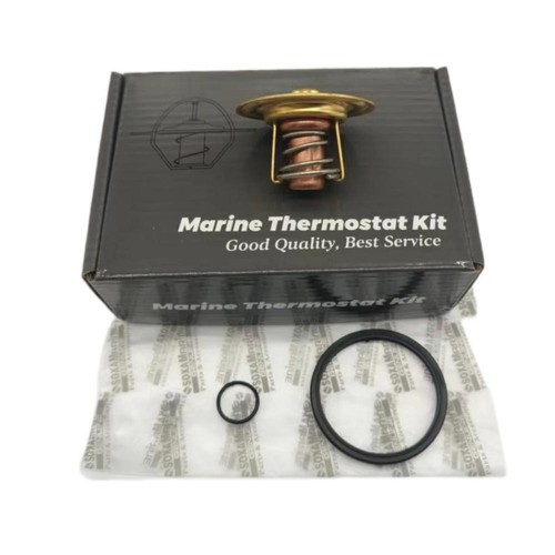 Kit Thermostat 60°C Pour Volvo Penta - AQ115 AQ130 MD2 MD11 Etc - Neuf Anlidao