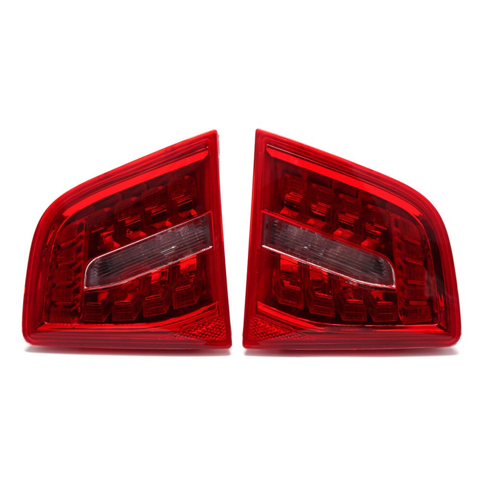 Pair Inner Tail Turn Signal Light Rear Brake Warning Lamp For Audi A6