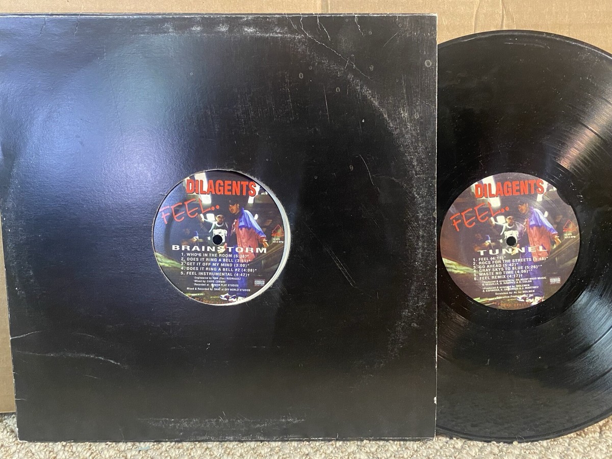 Dilagents Feel ORIG VG+ 2LP OZ private hardcore hip hop boom bap