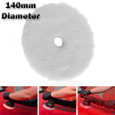 MICROFIBRE MACHINE POLISHING PAD 140MM VENTED - WHITE SOFT - POORBOYS - VALETPRO