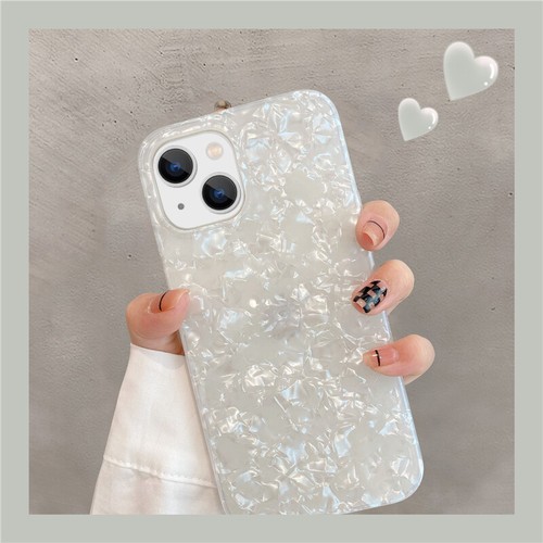 For iPhone 16 15 Pro Max 14 13 12 11 ShockProof Marble Shell Soft IMD Case Cover - Picture 11 of 13
