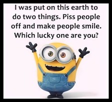 I Was Put On This Earth To Do 2 Things Piss Off Smile Refrigerator Fridge MAGNET
