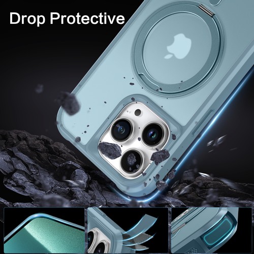 For iPhone 15 Pro Max 6.7" Magsafe Case 360° Rotating Ring Holder Magnetic Cover - Zdjęcie 51 z 58