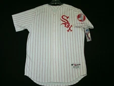 Authentic Chicago White Sox TBC 1972 White/Red Throwback Jersey RARE! 48