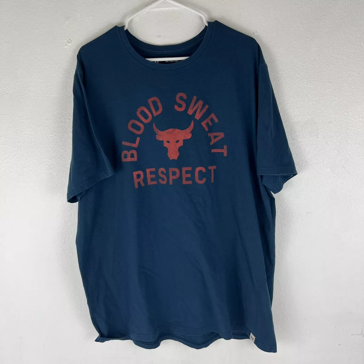 Under armour blood sweat respect t shirt deals