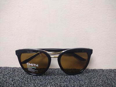 SMITH-BOWLINE 0D28 BRIDGETOWN SUNGLASSES, BLACK/BROWN, SIZE 54-20-135