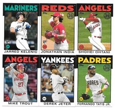  2021 TOPPS UPDATE 1986 Topps Baseball 35th Anniversary U-PICK COMPLETE YOUR Set