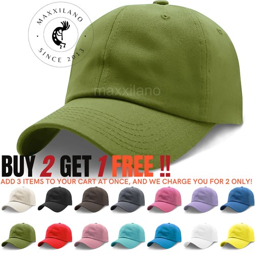 Baseball cap adjustable solid cotton dad hat washed arc sunshade polo style golf_voghion.com