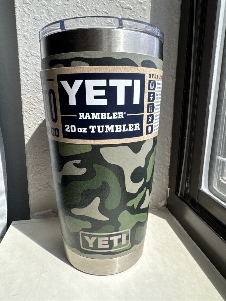 New Yeti Rambler 20oz Tumbler Camo Rare Ltd Edition