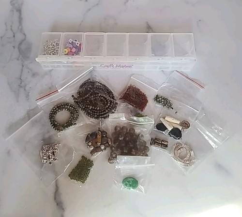 Mixed Lot Of Crafting Beads