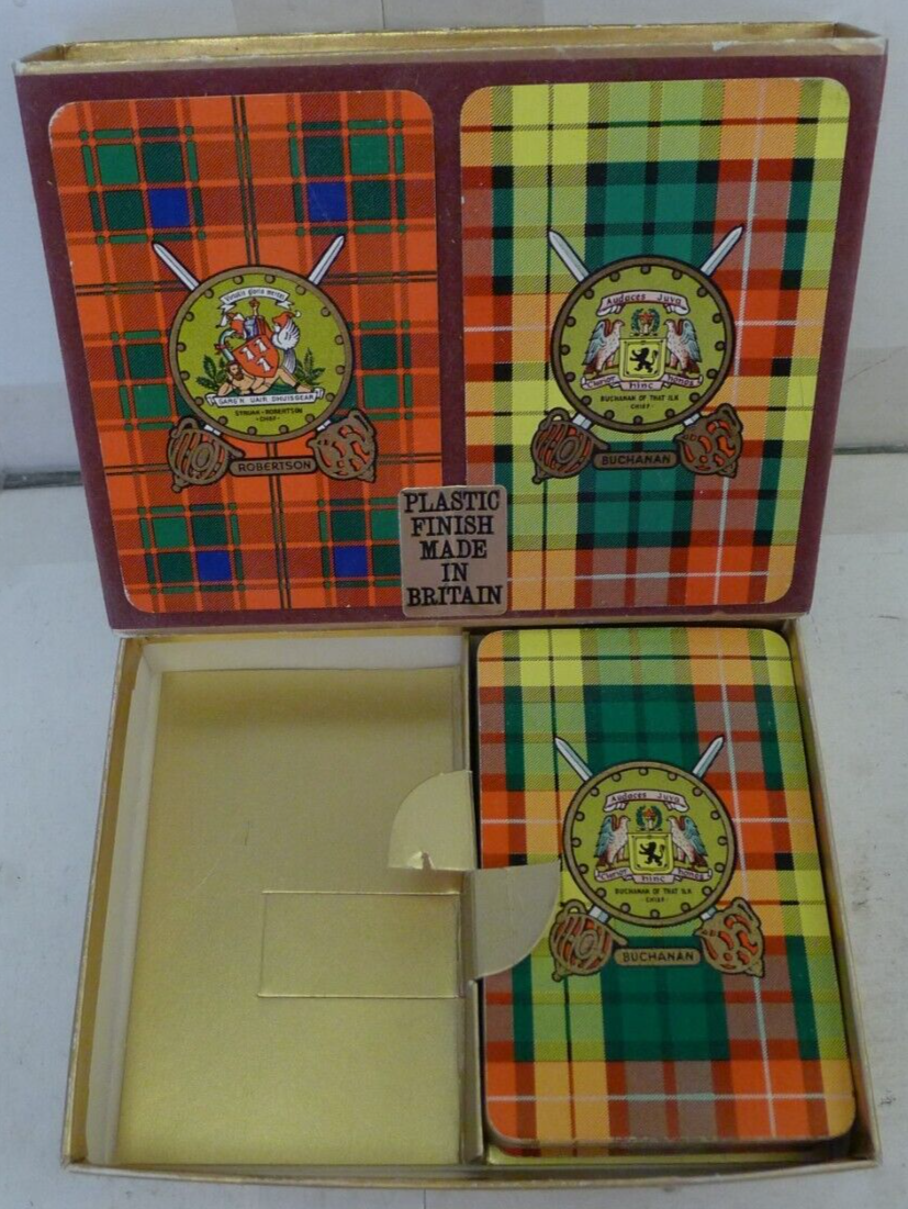 Waddingtons Playing Cards Double Deck +Original Box - Missing One