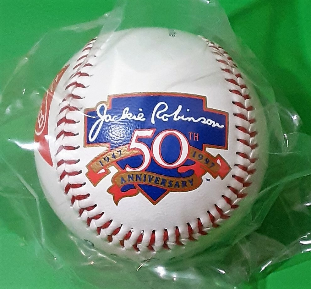 Jackie Robinson 50th Anniversary Logo Baseball - NEW Sealed | eBay