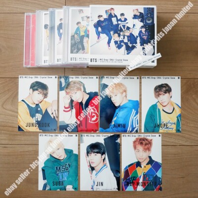 BTS MIC Drop DNA Crystal Snow A B C ver. 4 CD DVD Official Photo