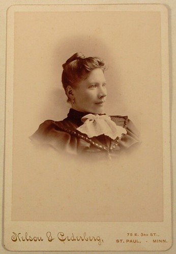 CABINET PHOTOS 9 DIFF MEN WOMEN ST PAUL MN 1890'S KRAFT SWEM ETC - Picture 3 of 7