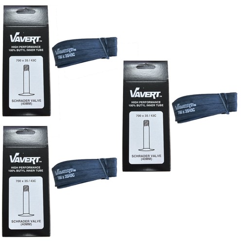 Contrast 700 x 3538c Hybrid Bike Inner Tubes Schrader Valve (Pack of