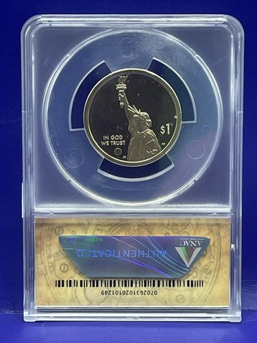 2019-S ANACS PR70 DCAM DELAWARE $1 AMERICAN INNOVATION FIRST DAY OF ISSUE - Picture 4 of 17