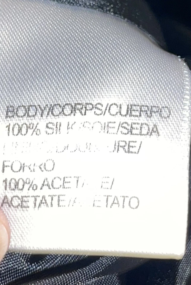 Chaqueta Blazer de Seda JS Collections Cuello Mandarín Nudo Botón Manga Larga Talla 4 Foto 4 de 4