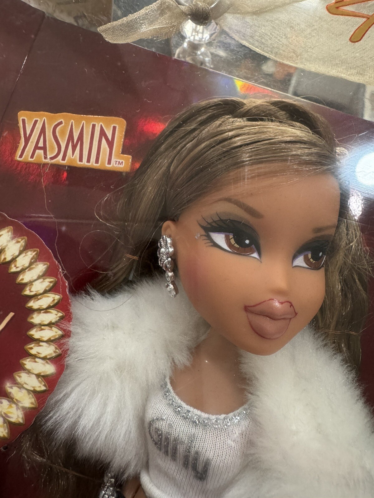 Original 2006 Bratz Forever Diamondz Yasmin Doll in Box with Diamond Jewelry