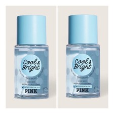 Victoria's Secret PINK Cool  Bright Body Mist  2.5 fl.oz.  Lot of 2 