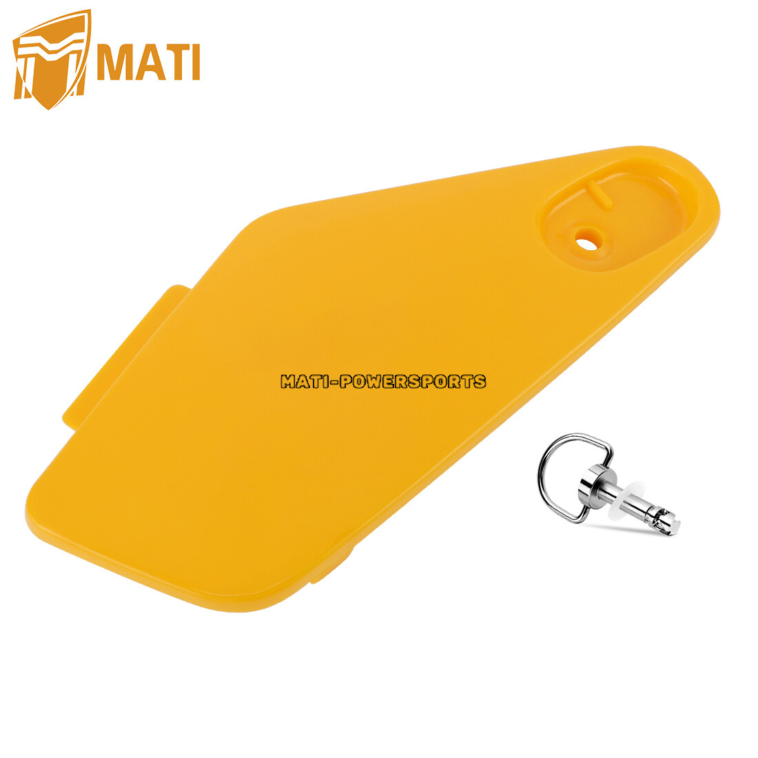 For Honda Rancher 350 Yellow Storage Box Cover & Stud Lock Pin 83670-HN5-M40ZC