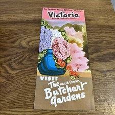 See the world Famous BUTCHART GARDENS Victoria British Columbia Pamphlet