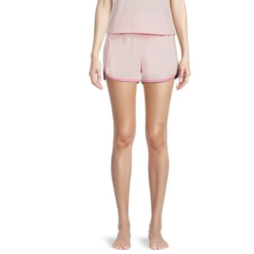 Coca-Cola Women's SHORT Elastic L 12-14 Ringer Lounge Color: Pink Starlight NEW - Picture 3 of 8