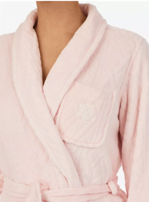 lauren ralph lauren shawl collar long wrap robe