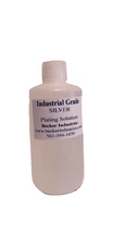 1 Quart/32 oz SILVER SOLUTION, Silver Electroplating solution, Industrial Grade