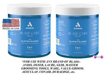 2-ANDIS 7 in One CLIPPER BLADE CARE PLUS WASH/DIP Clean,Disinfect,Lube,Coolant