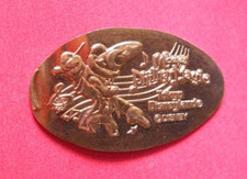 Tokyo Disneyland elongated penny JAPAN cent Mickey's PhilharMagic souvenir coin
