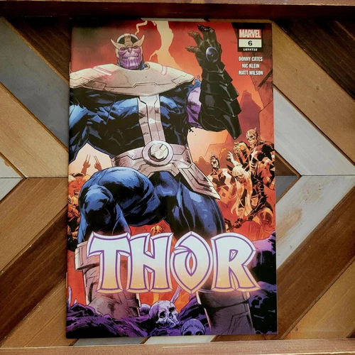 THOR #6 (Marvel 2020) Cates, 2nd Print, Wraparound THANOS Gauntlet cover, NM