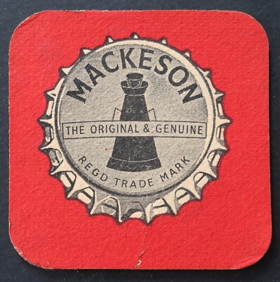 MACKESON Bieruntersetzer Bierdeckel Bierdeckel 12